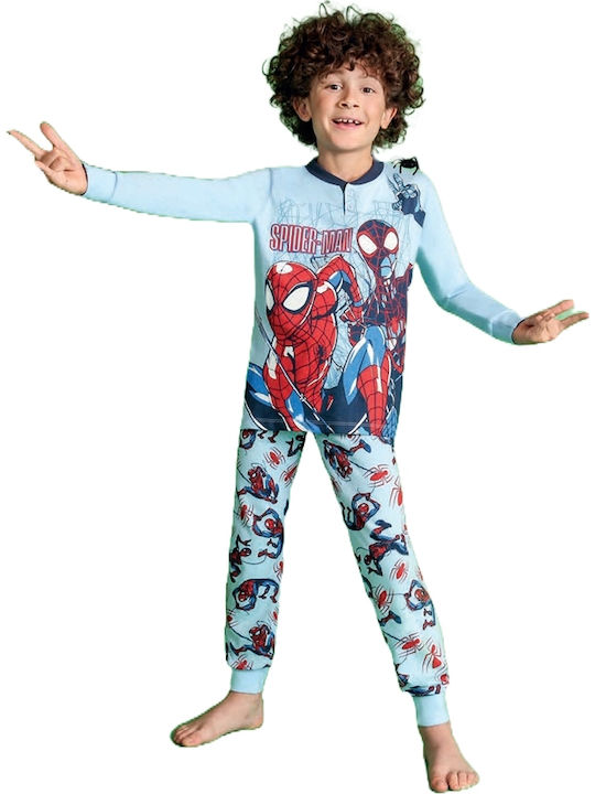 Spiderman Kids' Pajamas Winter Blue
