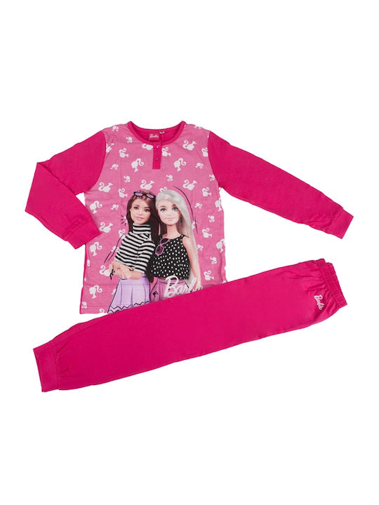 Barbie Pijama pentru copii De bumbac Fuchsia