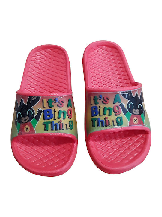Disney Kids' Sandals Red Bing Red Slippers