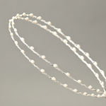 Wedding Coronas Silver Pearls Erietta Pearls S128b