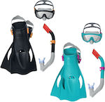 Bestway Masca de scufundare Silicon cu tub de respirație (Culori diverse)