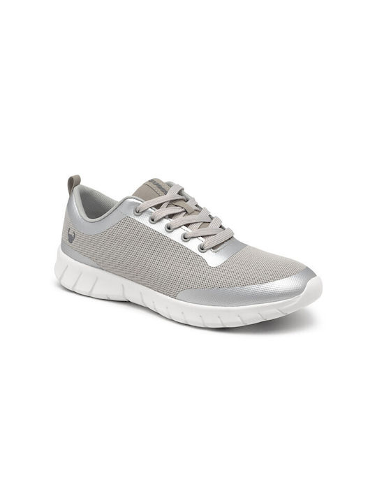 Suecos Alma Damen Anatomisch Sneakers Silber