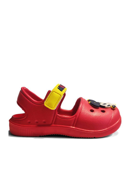 Disney Mickey Clog Πέδιλα Κόκκινα