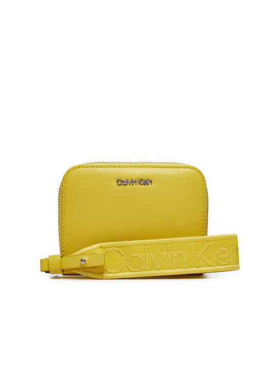 Calvin Klein Μεγάλο Γυναικείο Πορτοφόλι Κίτρινο