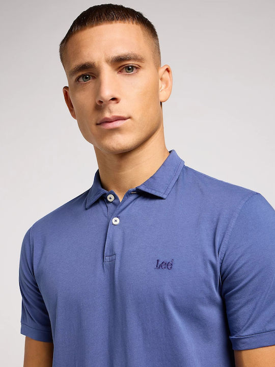 Lee Herren Shirt Polo Blau