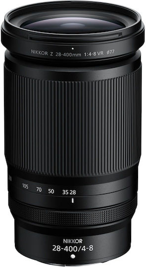 Nikon Full Frame Φωτογραφικός Φακός Nikkor Z 28-400mm f/4-8 VR Σταθερός για Nikon Z Mount Μαύρος