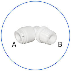Aqua Pure Safety Lock Adapter for Water Filters AQ-A4ME4-W