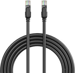 Earldom BG-18387 U/UTP Cat.6 Καλώδιο Ethernet 2m Μαύρο