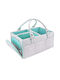 Quasar Nursery Storage Basket Turquoise