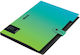 Berlingo File Folder with Button for Paper A4 Green