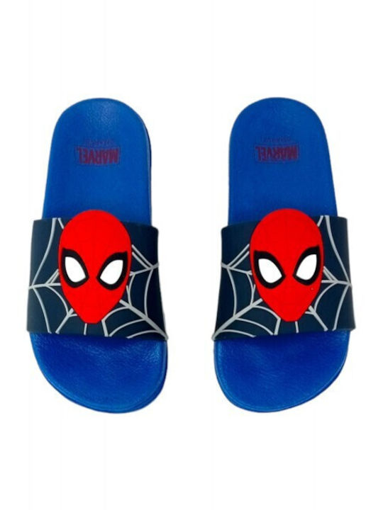 Marvel Παιδικές Σαγιονάρες Slides Spider-Man Μπλε