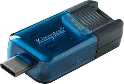 Kingston 64GB USB 3.2 Stick Blau