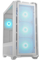 Cougar MX600 RGB Gaming Full Tower Κουτί Υπολογιστή Λευκό