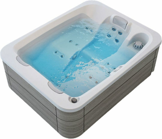 Astral Pool Μπανιέρα Ελεύθερης Τοποθέτησης Εξωτερικού Χώρου Ακρυλική με Υδρομασάζ 216x167x74cm Astral Pool Μπανιέρα Ελεύθερης Τοποθέτησης Εξωτερικού Χώρου Ακρυλική με Υδρομασάζ 216x167x74cm