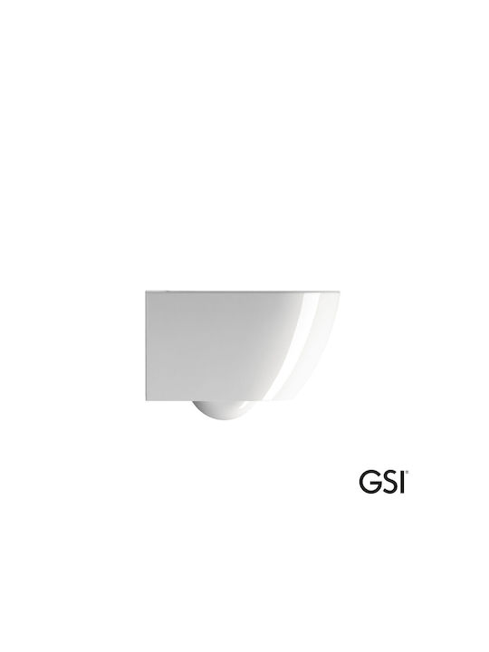 GSI Swirlflush Λεκάνη Κρεμαστή Λευκή