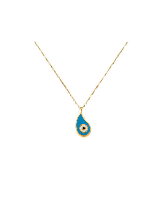 Necklace Eye from Gold 14K