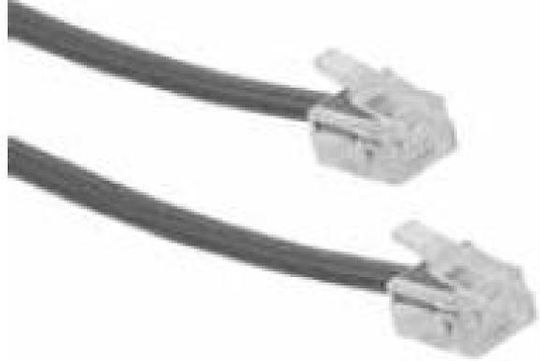 Lineme Wohnung Telefonkabel RJ11 6P4C 7m Gray (12-05031-3)