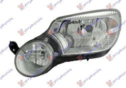 Headlight Front Electric X Headlights H4 Tyc Skoda Yeti 09-13 5l1941017 Left 1 Piece