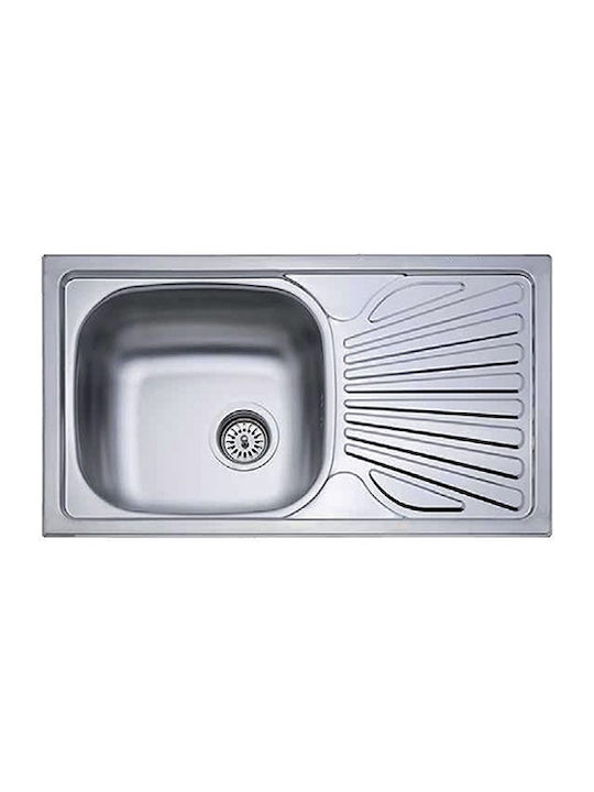 Donau Drop-In Мивка Inox Грапав Ш76xД43.5см Сребрист