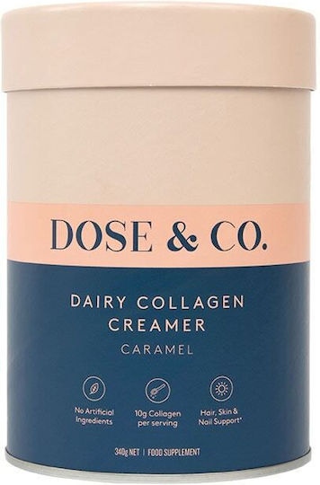 Dose & Co Dairy Collagen Creamer 340gr Caramel