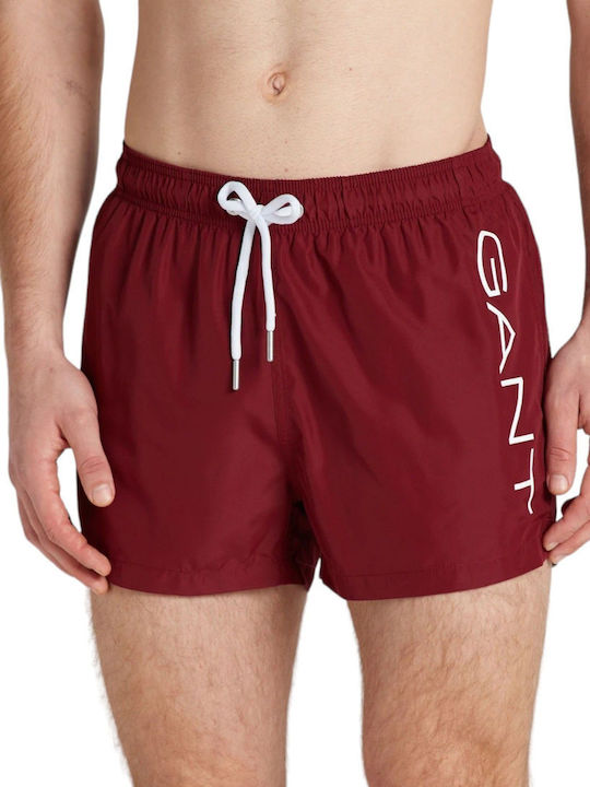 Men's Swimwear Bermuda Plumped Red