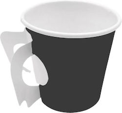 Ποτηρι Χαρτινο Μαυρο Χερουλακι 4οz-118 Ml 50τεμ