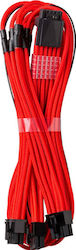 Cablemod C-series Pro Modmesh - Cable 0.6m Κόκκινο CM-PCSR-16P3-N60KR-5PC-R