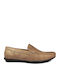Men's Synthetic Leather Loafers Beige