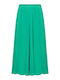 Funky Buddha W Fustă midi Fbl00912214-vibrant Green Verde Verde