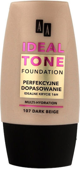 Aa Make Up Ideal Tone Subclade "perfect Fit" nr. 107 Dark Beige 30ml