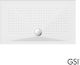 GSI Rectangular Porcelain Shower White 120x70x4cm