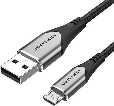 Vention Regulär USB 2.0 auf Micro-USB-Kabel Schwarz 1m (S9908423) 1Stück