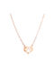 Dio Jewellery Lab Necklace from Pink Gold Plated Silver