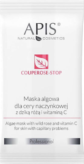 Apis Couperose-stop Algae Mask Vascular Skin Wild Rose Vitamin C 20g