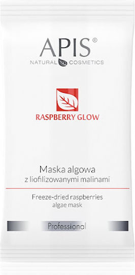 Apis Apis Raspberry Glow Algenmaske Algenmaske Gefriergetrocknete Himbeeren 20g