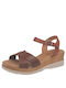 Porronet Sandale Tan Fi2950 Leder