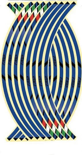 Selbstklebend Zanta Italia Blau Fl020