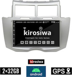 Kirosiwa Car Audio System for Toyota Yaris 2006-2011 (Bluetooth/USB/AUX/WiFi/GPS) with Touch Screen 7"