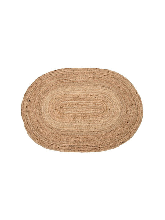 BigBuy Rug Round Summer from Jute Natural