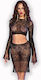 Chilirose Sexy Dessous-Set Schwarz CR-4686