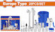 Wadfow WQP9430 Luftwerkzeug-Kit 20 Teile