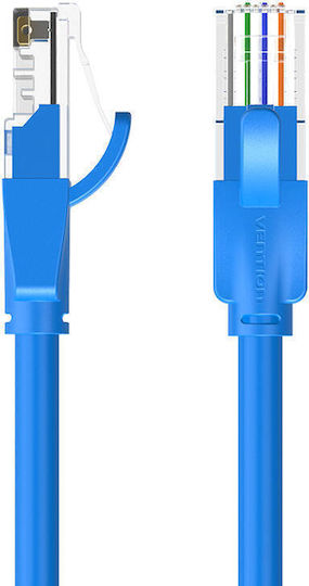 Vention U/UTP Cat.6 (Gigabit) Καλώδιο Δικτύου Ethernet 2m Μπλε