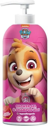 Paw Patrol Παιδικό Σαμπουάν με Φράουλα σε Μορφή Gel 1000ml