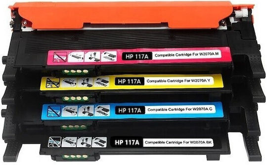 Compatibil Toner pentru Imprimantă Laser HP W2070A / W2071A / W2072A / W2073A Multicolor cu Chip