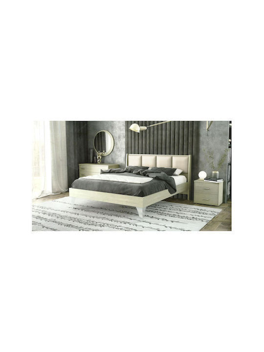 Schlafzimmer Set Diva Oak - Beige 160x200cm 5Stück
