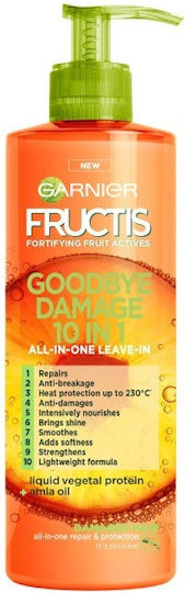 Garnier Fructis Goodbye Damage 10 in 1 Leave In Conditioner για Ταλαιπωρημένα Μαλλιά 400ml