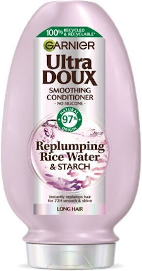 Garnier Ultra Doux Rice Water & Starch Rituals Conditioner Όγκου 200ml