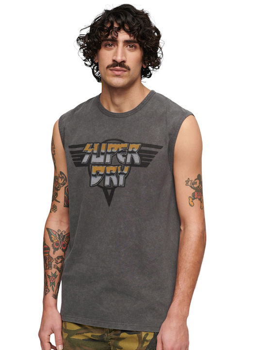 Rock Graphic Band T-shirt Gray