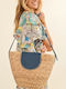 Straw Women's Bag Tote Handbag Multicolour