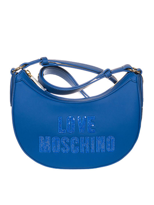 Moschino Damen Tasche Crossbody Blau